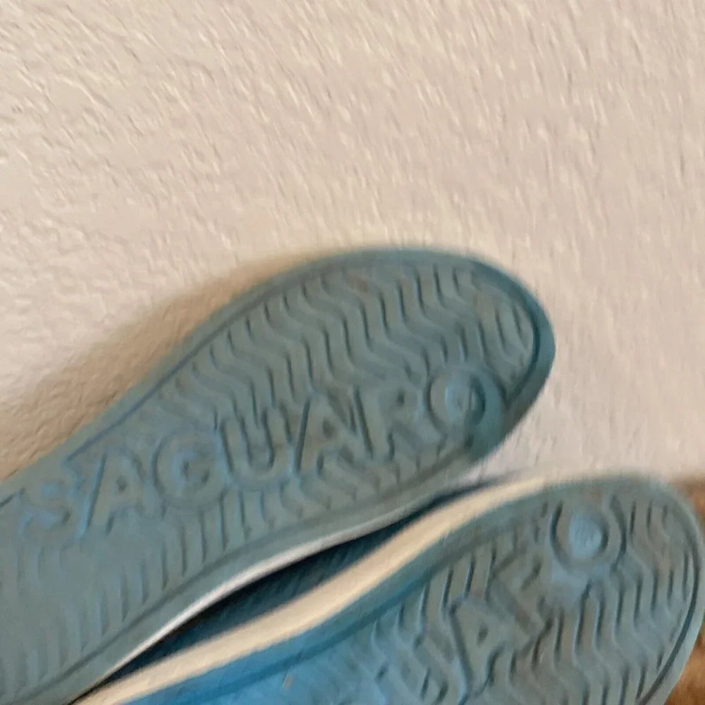 Saguaro Boy Blue Lightweight Quick Dry Slip On Beach Garden Water Shoes Sz 5 37